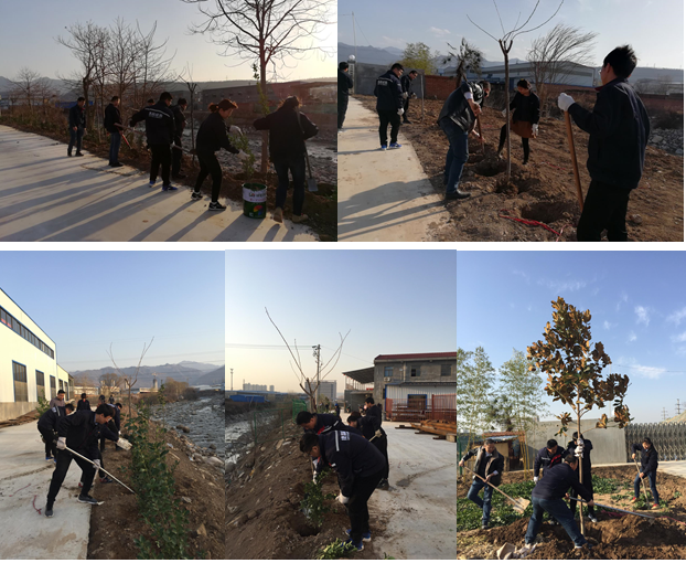 寶雞捷銳“迎春風(fēng)，綠家園”植樹節(jié)(圖1)